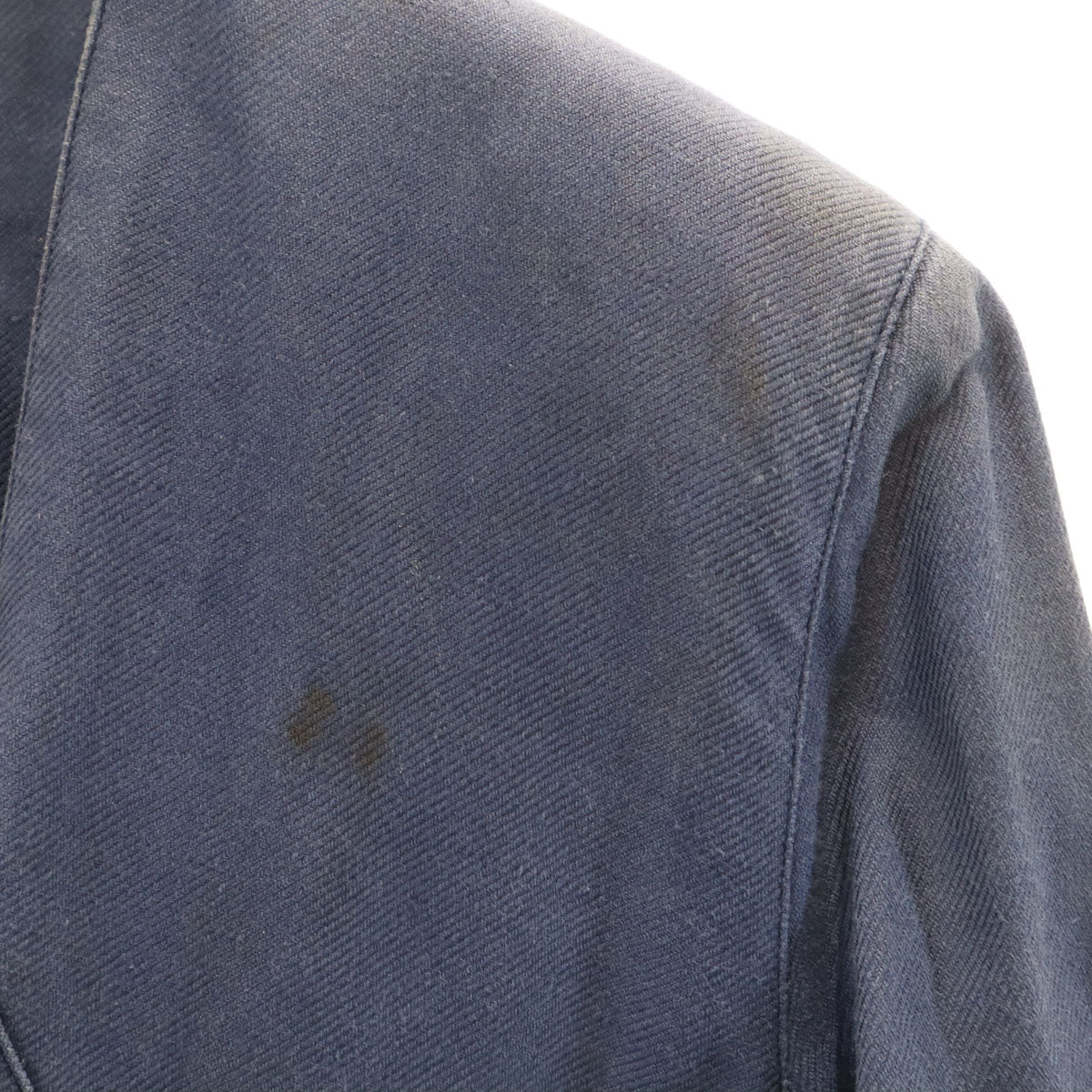 ISSEY MIYAKE 70s Vintage Linen Jacket Navy Size JP 9