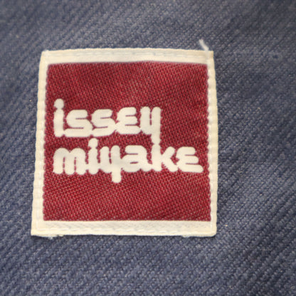 ISSEY MIYAKE 70s Vintage Linen Jacket Navy Size JP 9