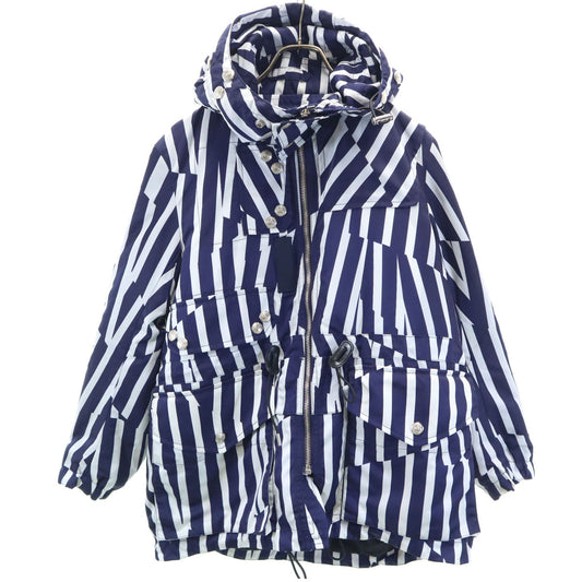 BLACK LABEL CRESTBRIDGE 16SS Stripe Nylon Jacket Blue Size M