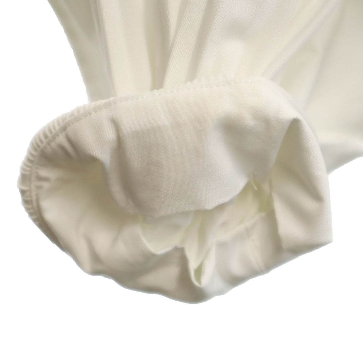 JIL SANDER Italian Long Sleeve Gathered Blouse White Size 34