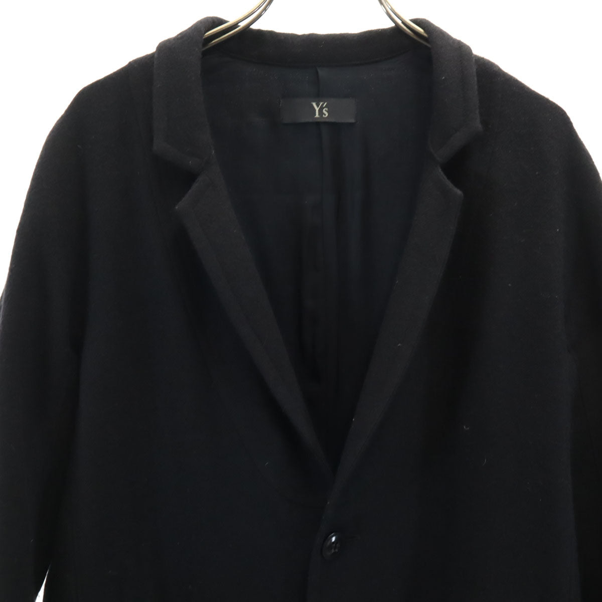Y's Japanese Chesterfield Coat Black Size 2