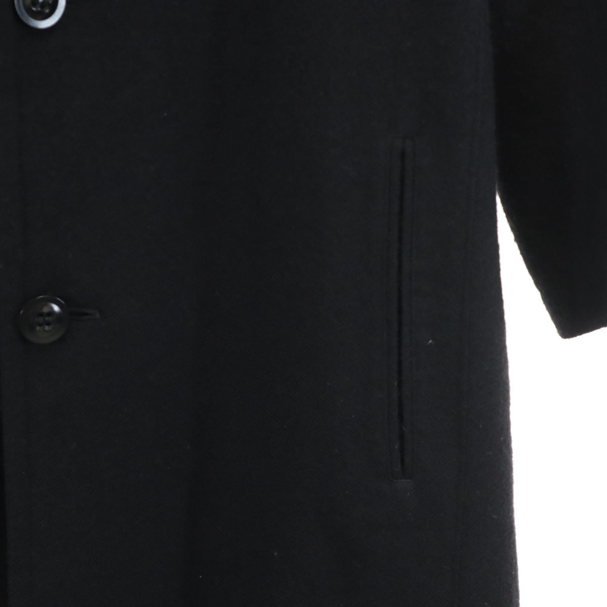 Y's Japanese Chesterfield Coat Black Size 2