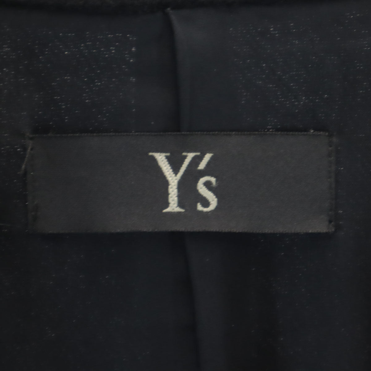 Y's Japanese Chesterfield Coat Black Size 2