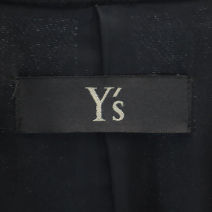 Y's Japanese Chesterfield Coat Black Size 2