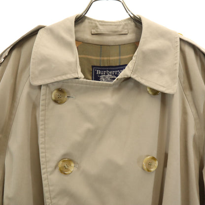 Burberrys 90s UK Made Vintage Trench Coat Beige Size 52
