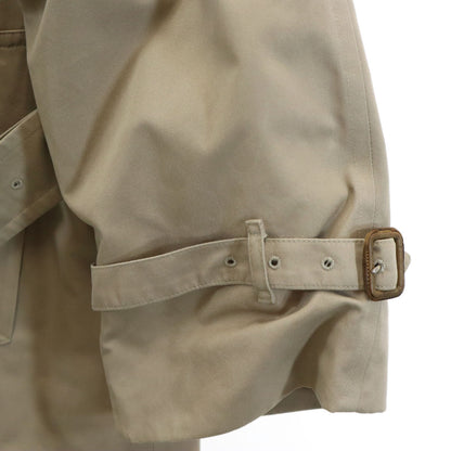 Burberrys 90s UK Made Vintage Trench Coat Beige Size 52