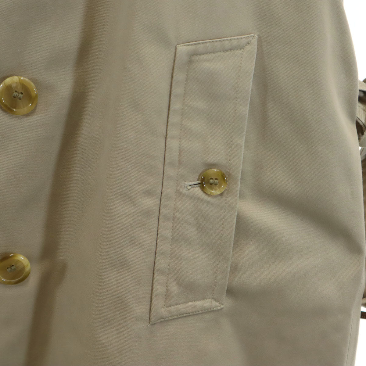 Burberrys 90s UK Made Vintage Trench Coat Beige Size 52