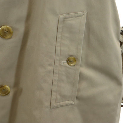 Burberrys 90s UK Made Vintage Trench Coat Beige Size 52