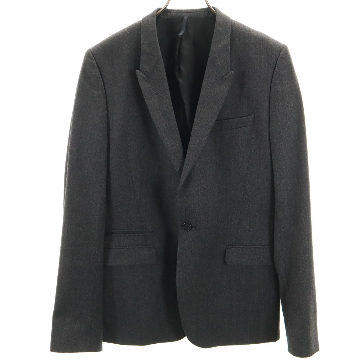 GIVENCHY Charcoal Gray Blazer Size 50