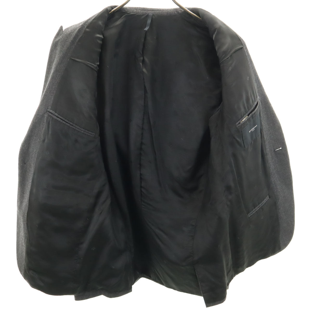 GIVENCHY Charcoal Gray Blazer Size 50