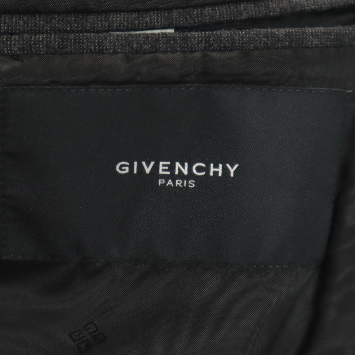 GIVENCHY Charcoal Gray Blazer Size 50