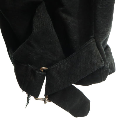 FRENCH ARMY 50s M35 Overdyed Motorcycle Coat Black