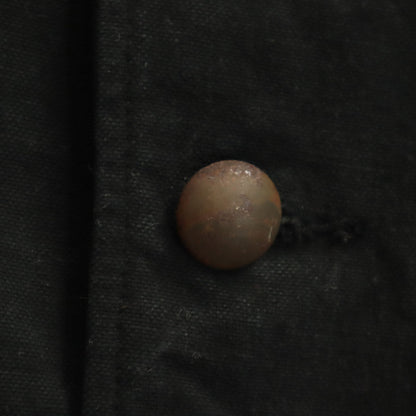 FRENCH ARMY 50s M35 Overdyed Motorcycle Coat Black