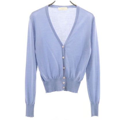 PRADA Italian Cashmere V-Neck Long Sleeve Cardigan Size 40