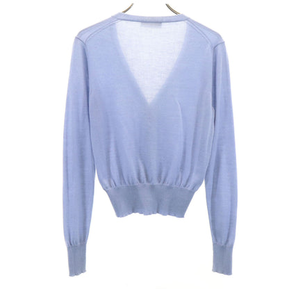 PRADA Italian Cashmere V-Neck Long Sleeve Cardigan Size 40