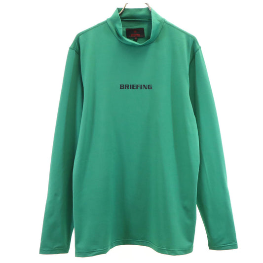 BRIEFING Long Sleeve High Neck Green Size M
