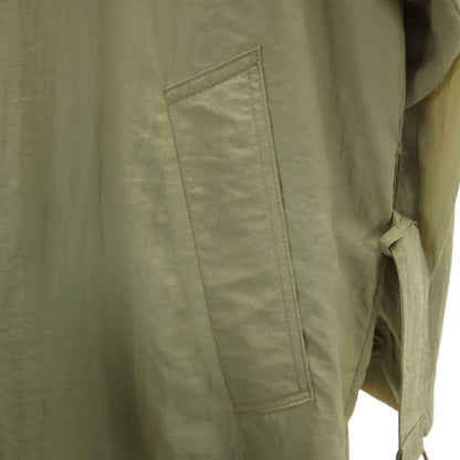LANVIN 90s Packable Balmacaan Coat Olive
