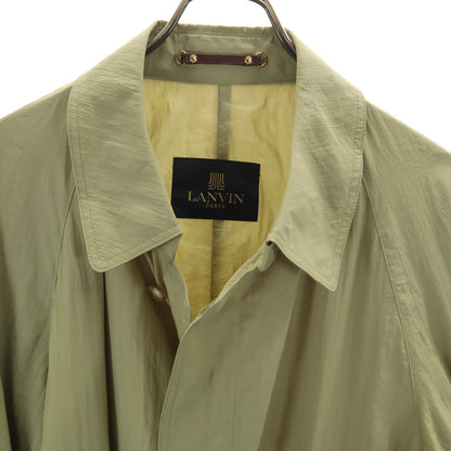 LANVIN 90s Packable Balmacaan Coat Olive