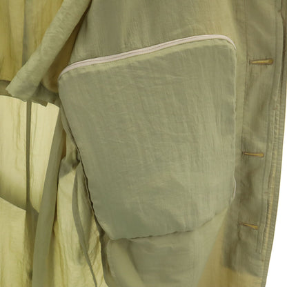 LANVIN 90s Packable Balmacaan Coat Olive