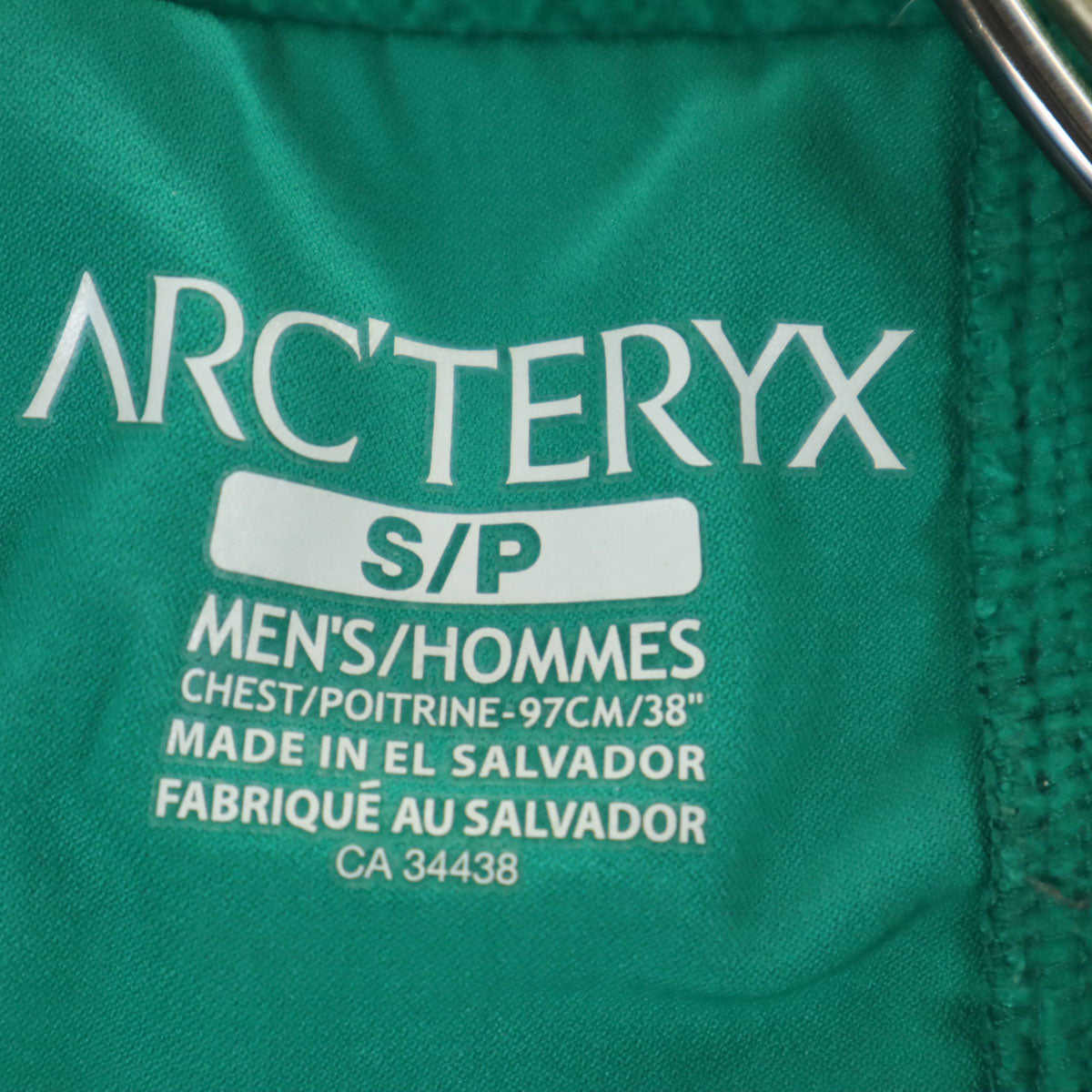 ARC'TERYX Polartec Strato Hoodie Fleece Jacket Green Size S