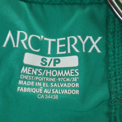 ARC'TERYX Polartec Strato Hoodie Fleece Jacket Green Size S