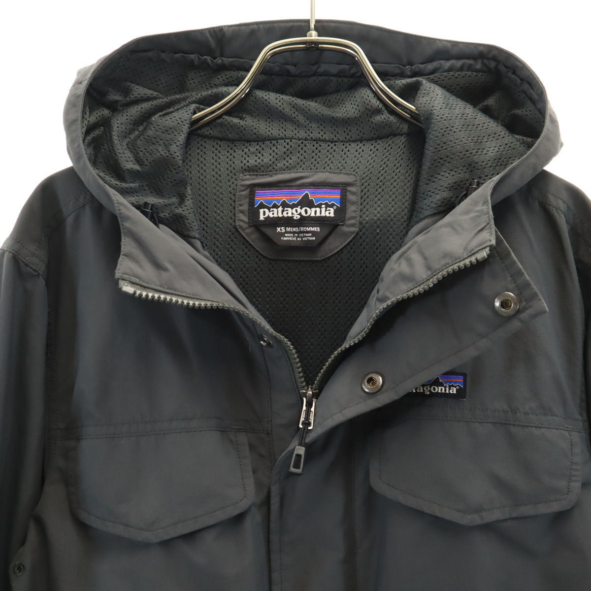 patagonia Baggies Hoodie Charcoal Gray Size XS