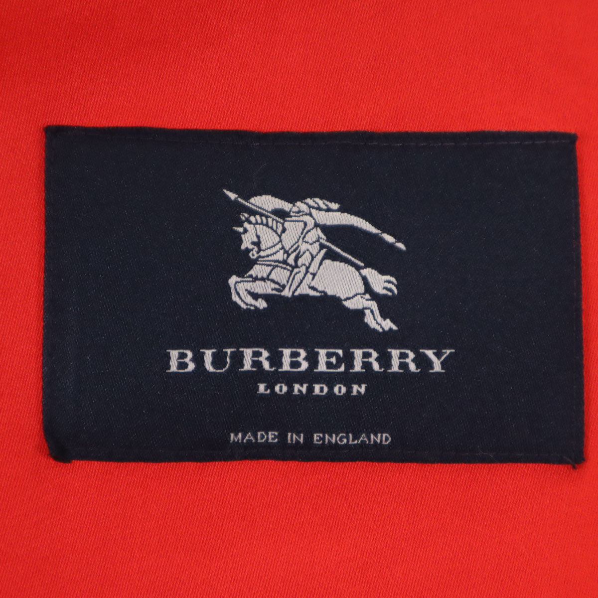 BURBERRY LONDON Made in UK Trench Coat Red Size 6