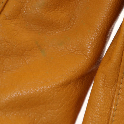 PRADA Italy Leather Long Sleeve Button-Up Size 44