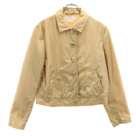 PRADA Italian Made Nylon Jacket Beige Size M