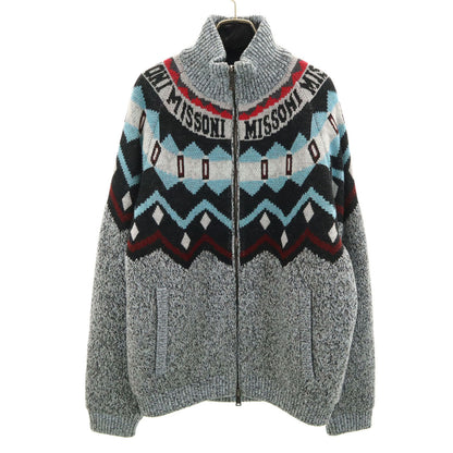Missoni Fair Isle Knit Padded Jacket Multi Size 48
