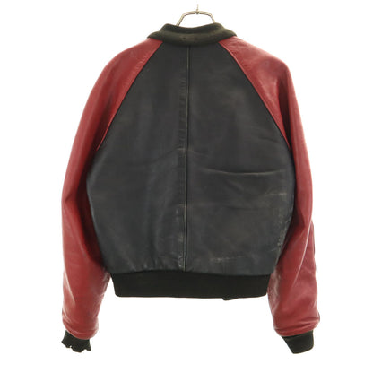 USA Vanson Leather Genuine Leather Jacket Black Size 36