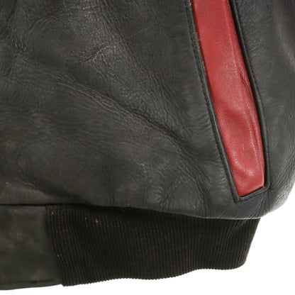 USA Vanson Leather Genuine Leather Jacket Black Size 36