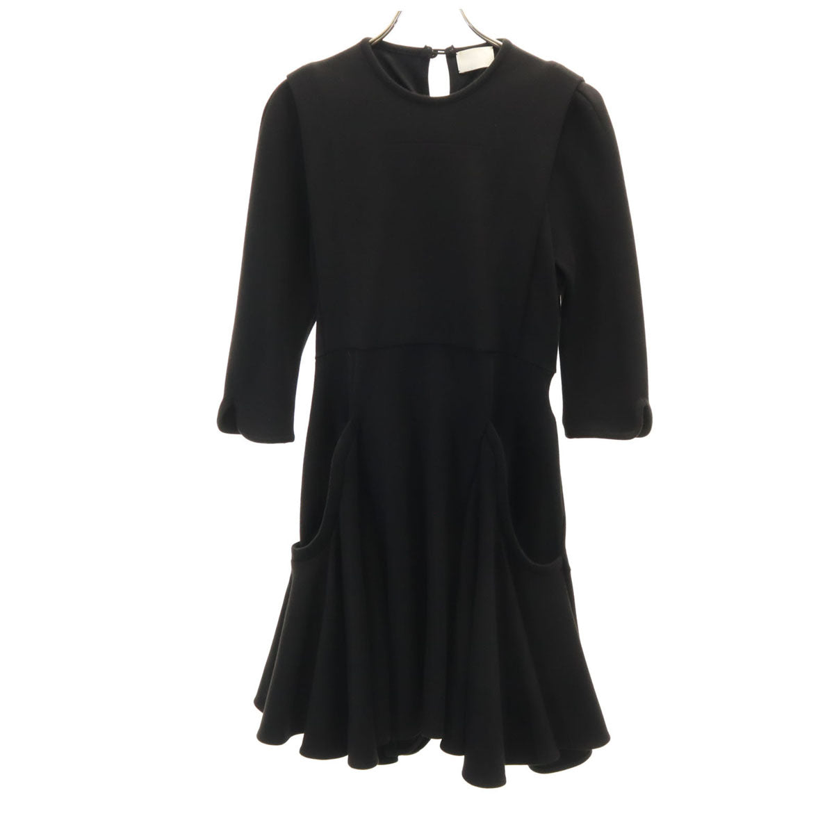 Mame Kurogouchi 3/4 Sleeve Mini Dress Black Size 1