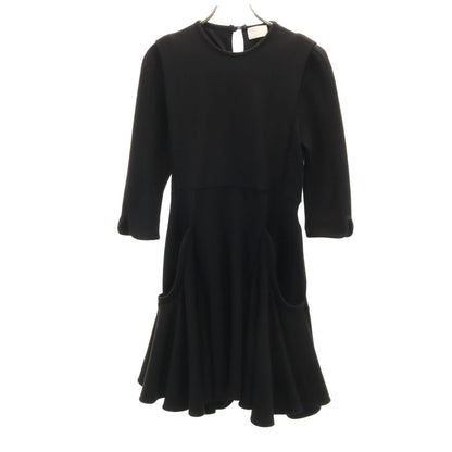 Mame Kurogouchi 3/4 Sleeve Mini Dress Black Size 1