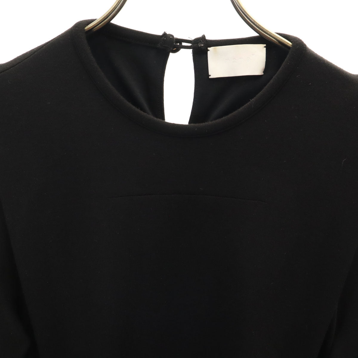 Mame Kurogouchi 3/4 Sleeve Mini Dress Black Size 1