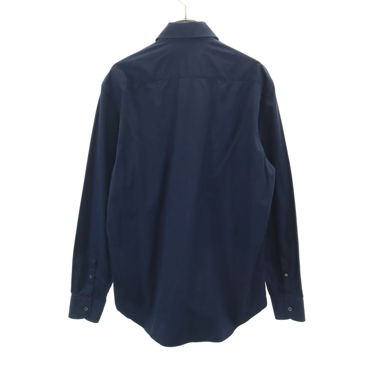 PRADA Italian-made Navy Long Sleeve Cotton Shirt Size 39
