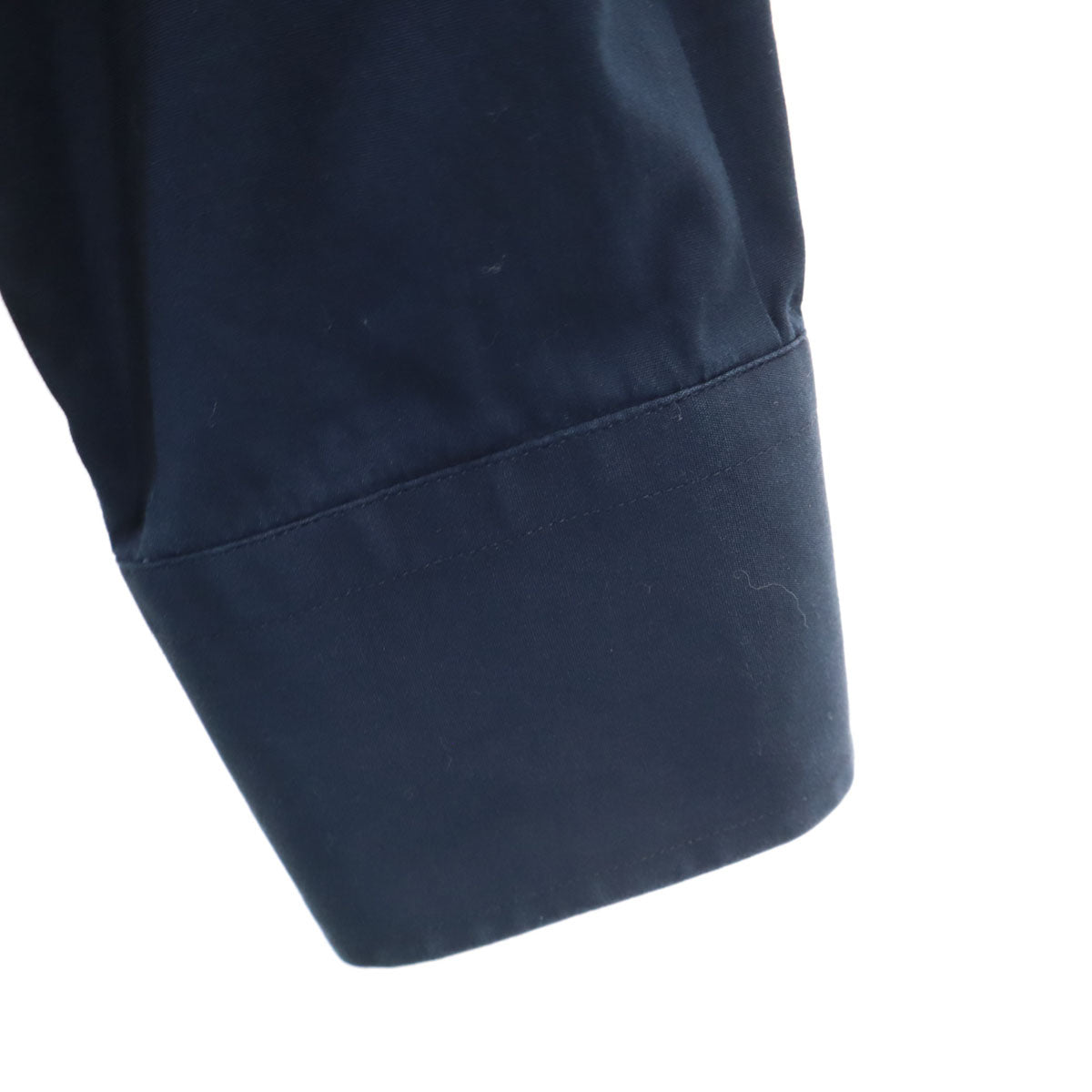 PRADA Italian-made Navy Long Sleeve Cotton Shirt Size 39
