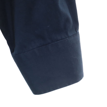 PRADA Italian-made Navy Long Sleeve Cotton Shirt Size 39