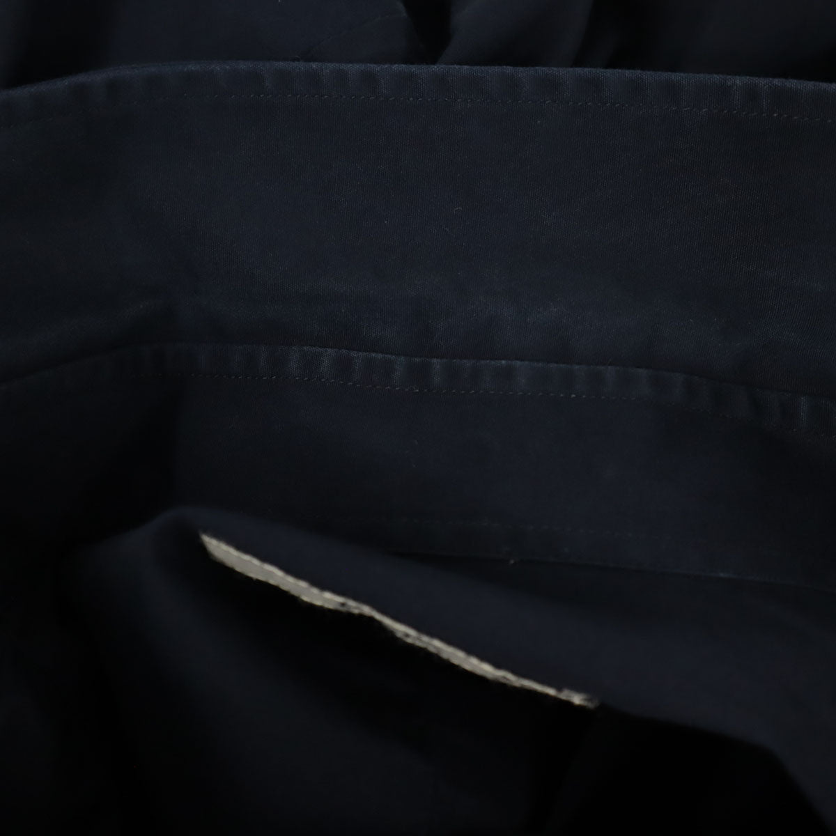 PRADA Italian-made Navy Long Sleeve Cotton Shirt Size 39