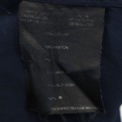 PRADA Italian-made Navy Long Sleeve Cotton Shirt Size 39