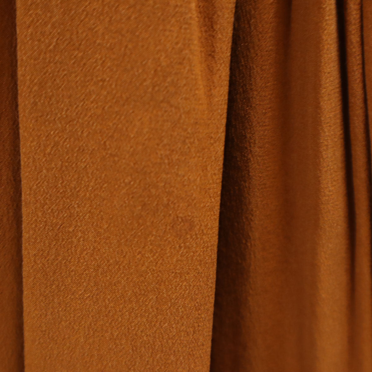 FENDI Italian Silk 3/4 Sleeve Maxi Orange Brown Dress Size 36