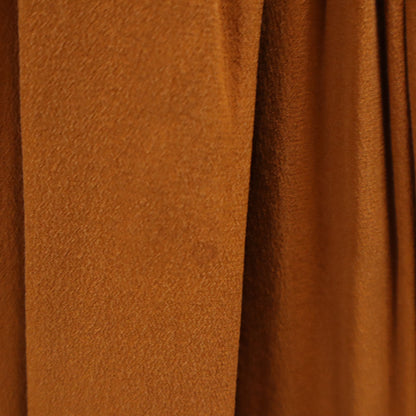 FENDI Italian Silk 3/4 Sleeve Maxi Orange Brown Dress Size 36