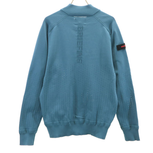 BRIEFING Golf Knit Jacket Blue Size S