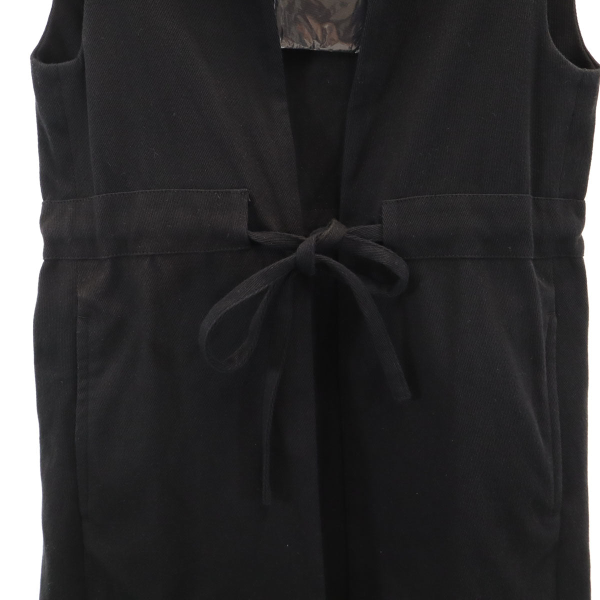 LIMI feu Made in Japan Long Vest Black Size S