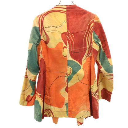 Yohji Yamamoto All-Over Pattern Jacket Orange Size 1