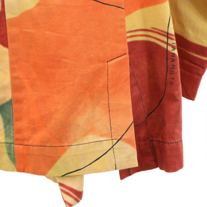 Yohji Yamamoto All-Over Pattern Jacket Orange Size 1