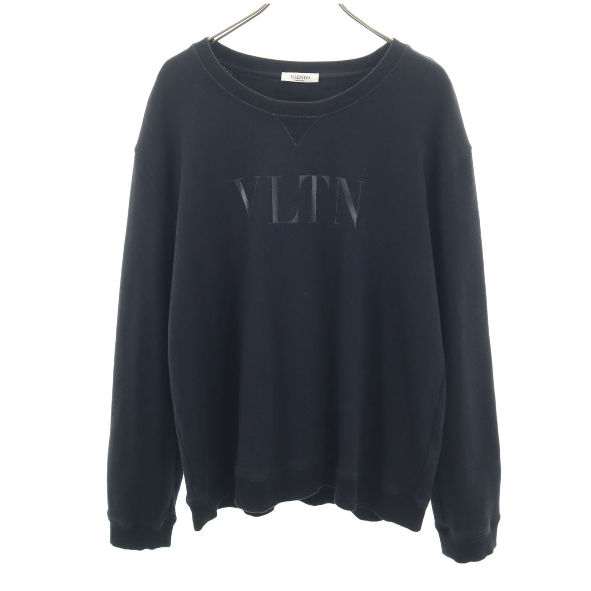 VALENTINO Italian Long Sleeve Sweatshirt Black Size XL