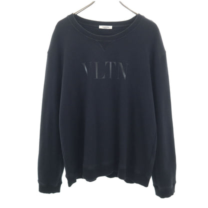 VALENTINO Italian Long Sleeve Sweatshirt Black Size XL