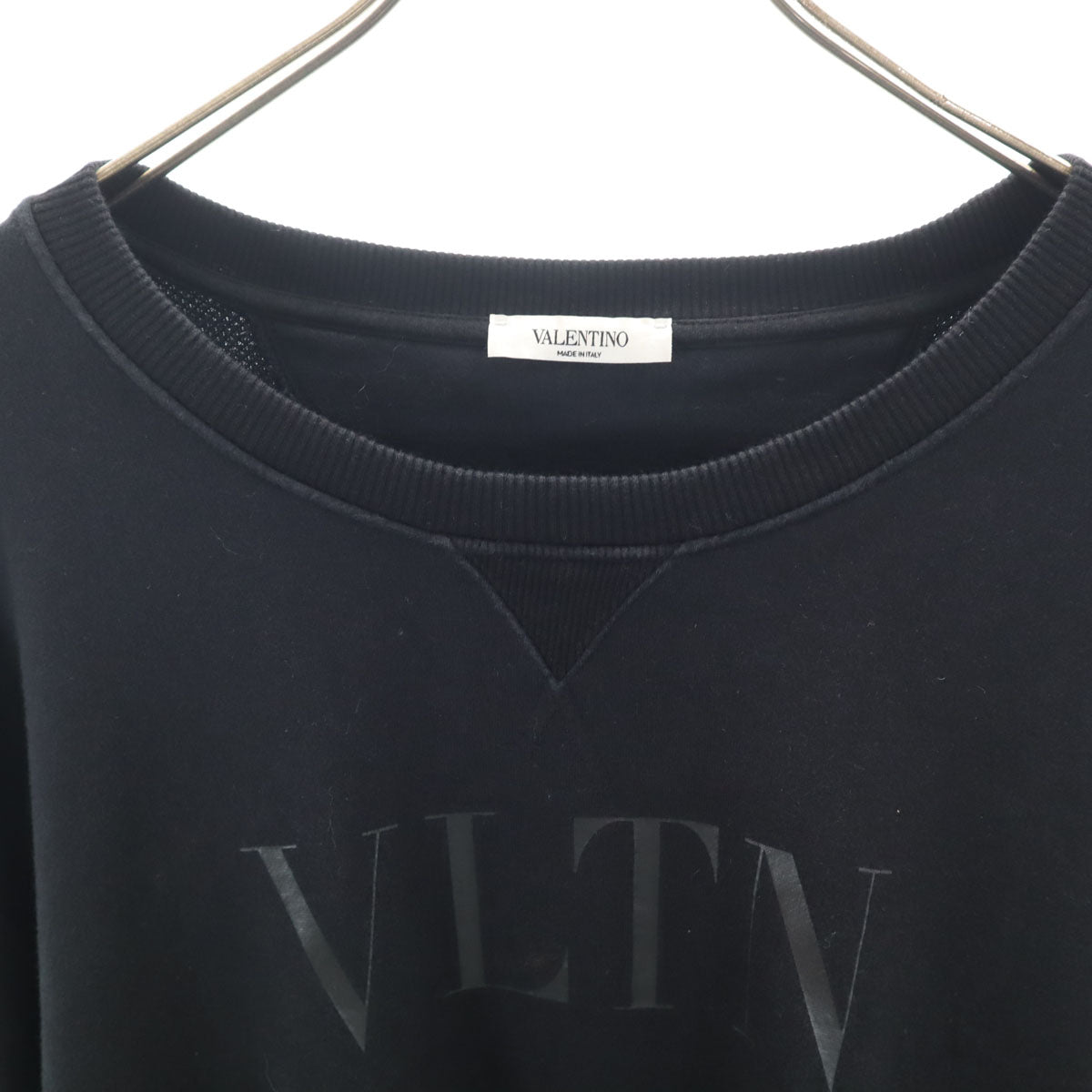 VALENTINO Italian Long Sleeve Sweatshirt Black Size XL