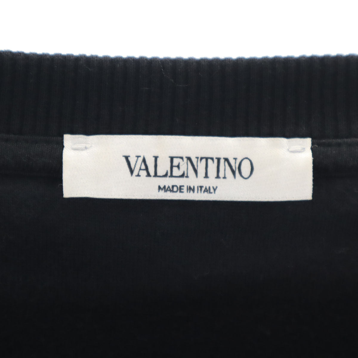 VALENTINO Italian Long Sleeve Sweatshirt Black Size XL
